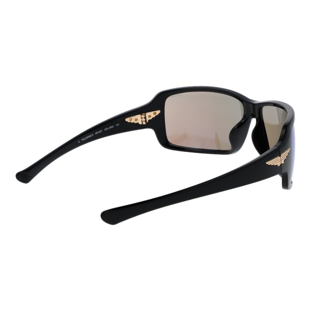 Police Black Plastic Sunglasses - Image 3