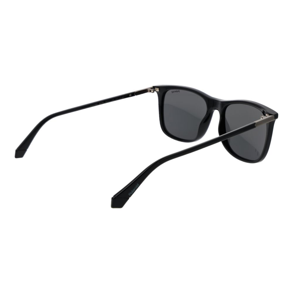Polaroid Black Plastic Sunglasses - Image 3