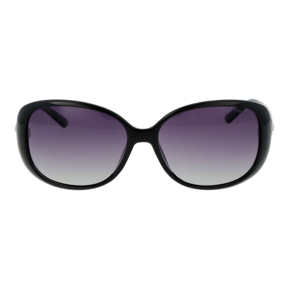 Polaroid Black Plastic Sunglasses - Image 2