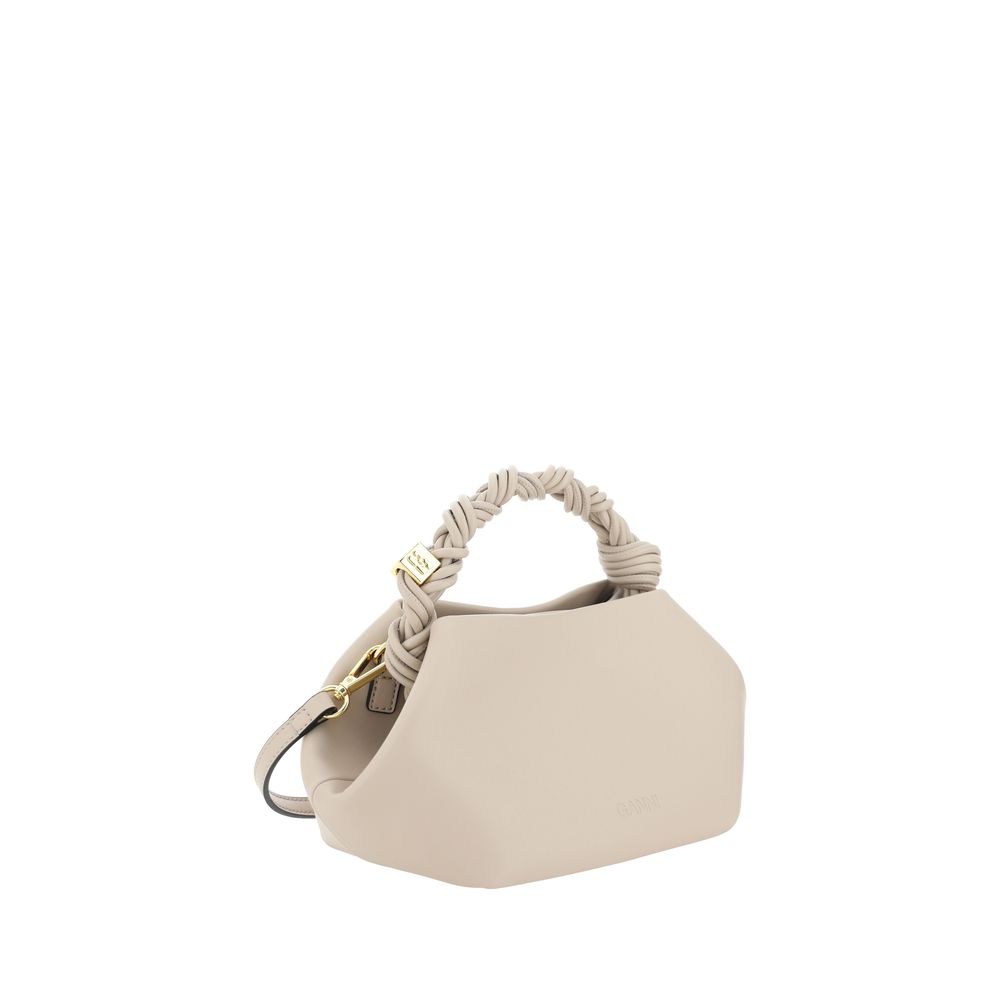 Ganni White Calf Leather Bos Taurus Handbag - Image 3