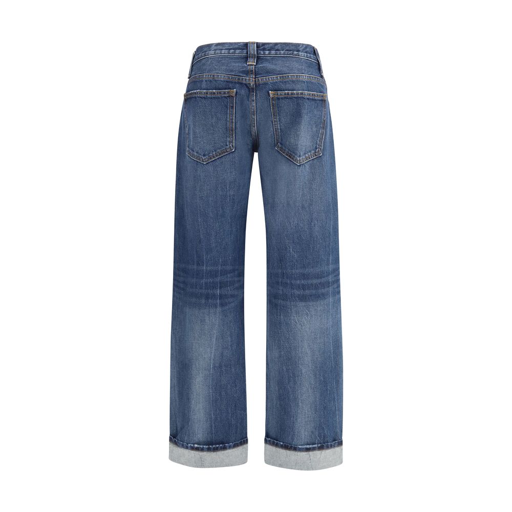 Khaite Blue Cotton Jeans Denim - Image 2