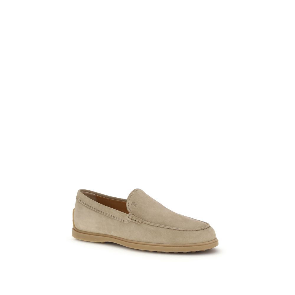 Tod's Gray Rubber Slip-On Loafers - Image 2