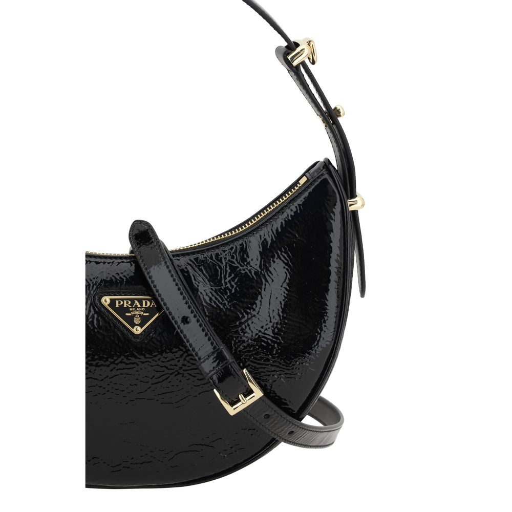 Prada Black Calf Leather Bos Taurus Shoulder Bag - Image 4