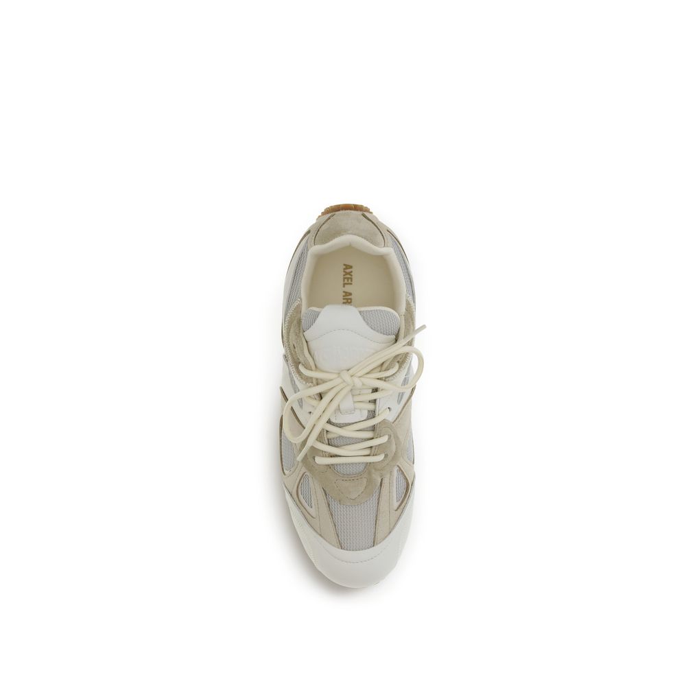 Axel Arigato Cream Calf Leather Bos Taurus Low Top Sneakers - Image 4