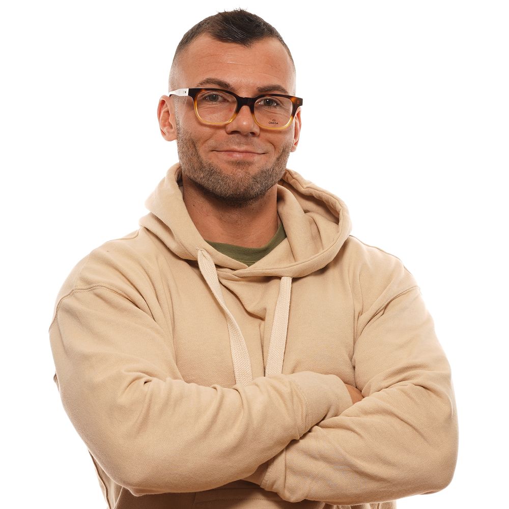 Omega Brown Plastic Glasses (Frames) - Image 4