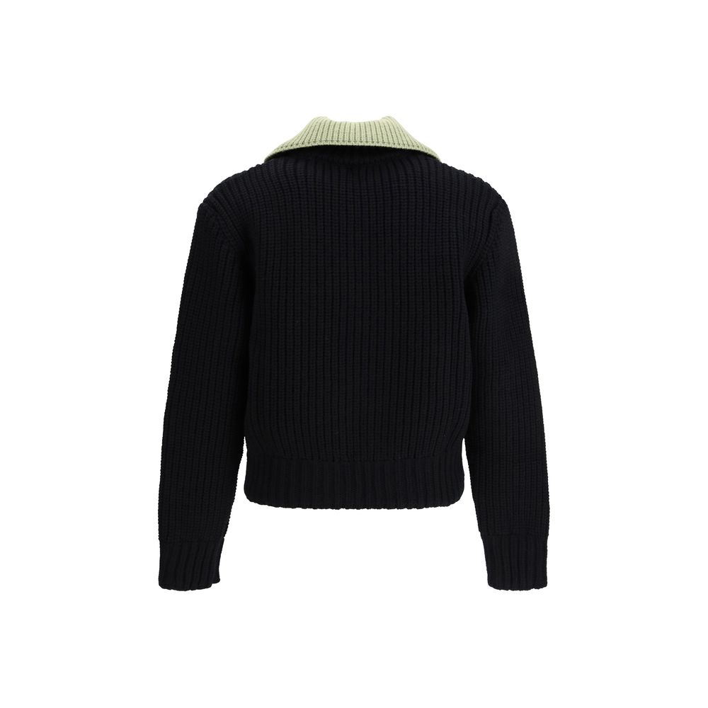Namacheko Black Wool Cardigan - Image 2