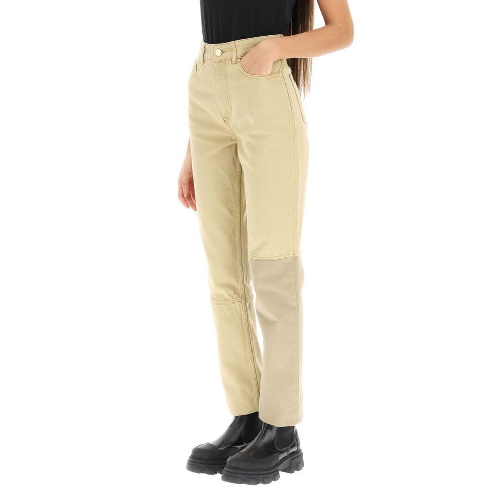 Ganni Brown Cotton Jeans Denim - Image 3