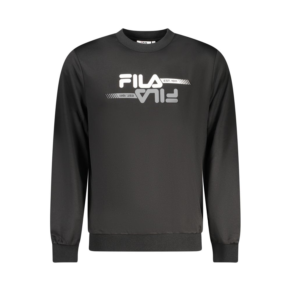 Fila Black Polyester Men Sweatshirt