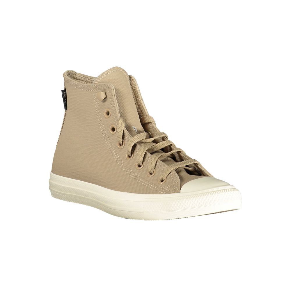 Converse Beige Leather Unisex Sneaker - Image 2