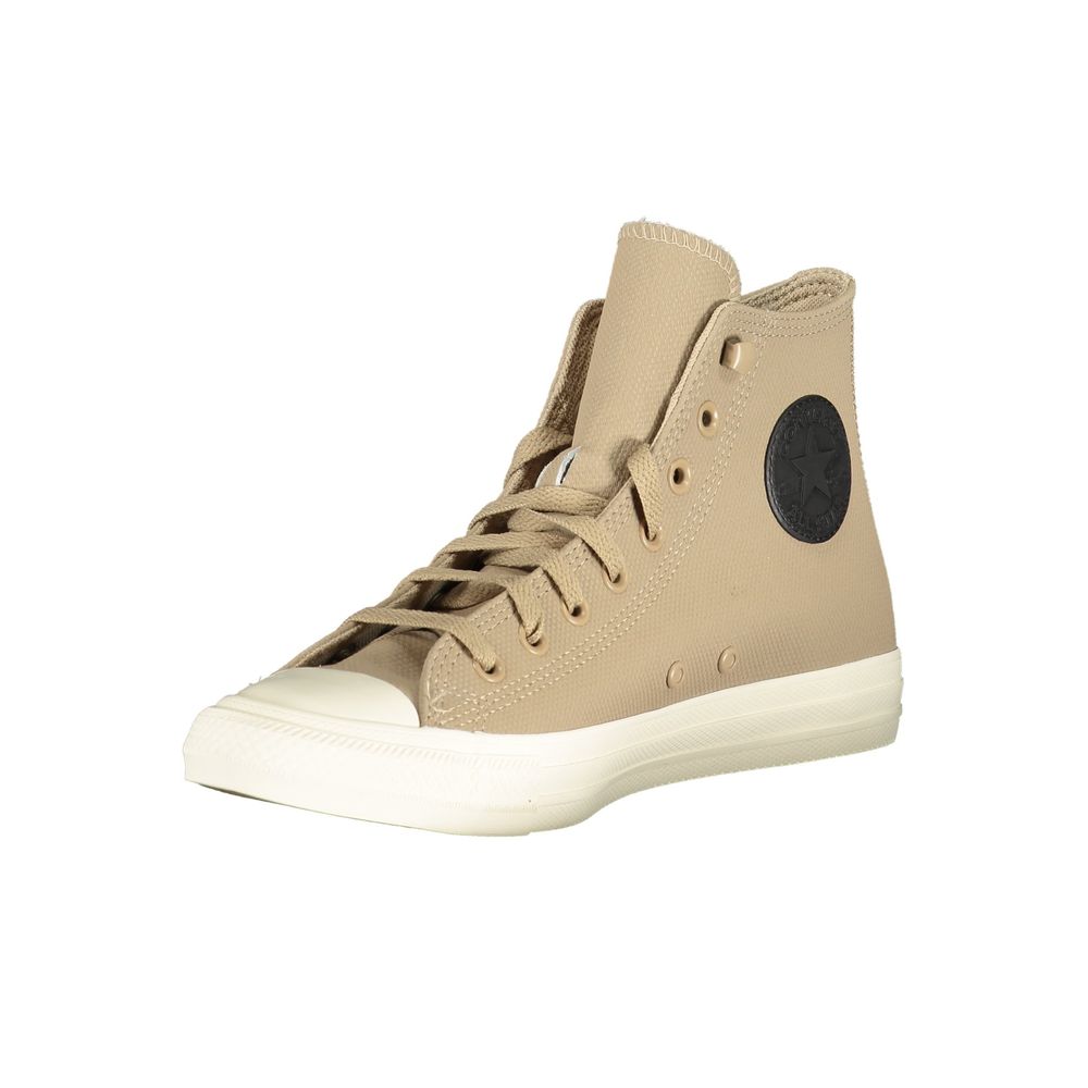 Converse Beige Leather Unisex Sneaker - Image 3