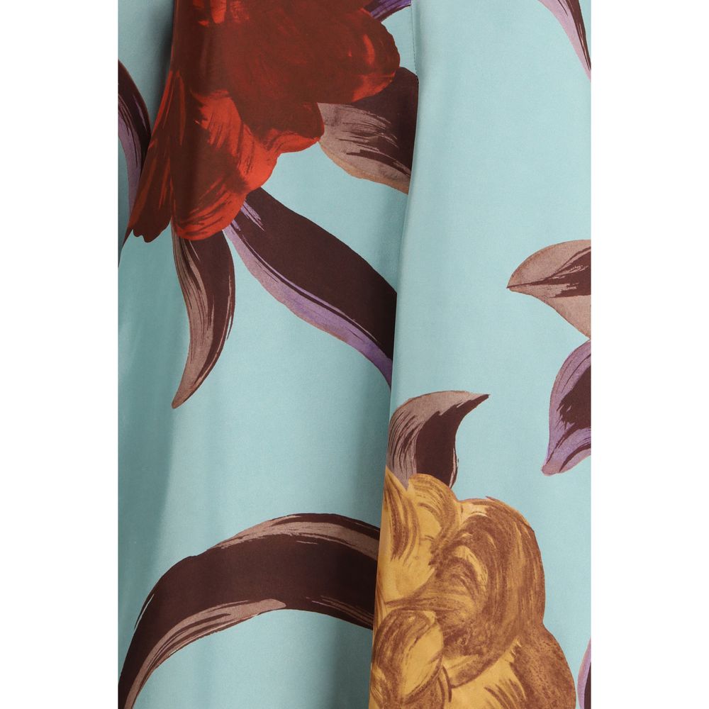 La Double J Multicolor Silk Cocktail Dress - Image 3
