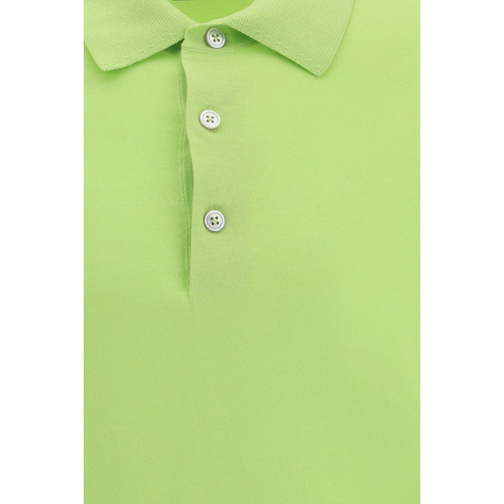 Tom Ford Green Cotton Polo Shirt - Image 3