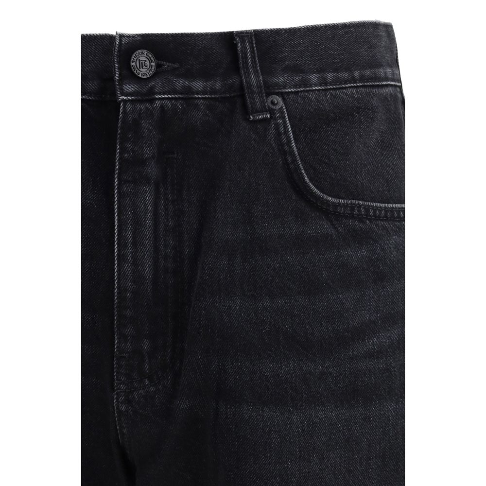 Balmain Black Cotton Jeans Denim - Image 3