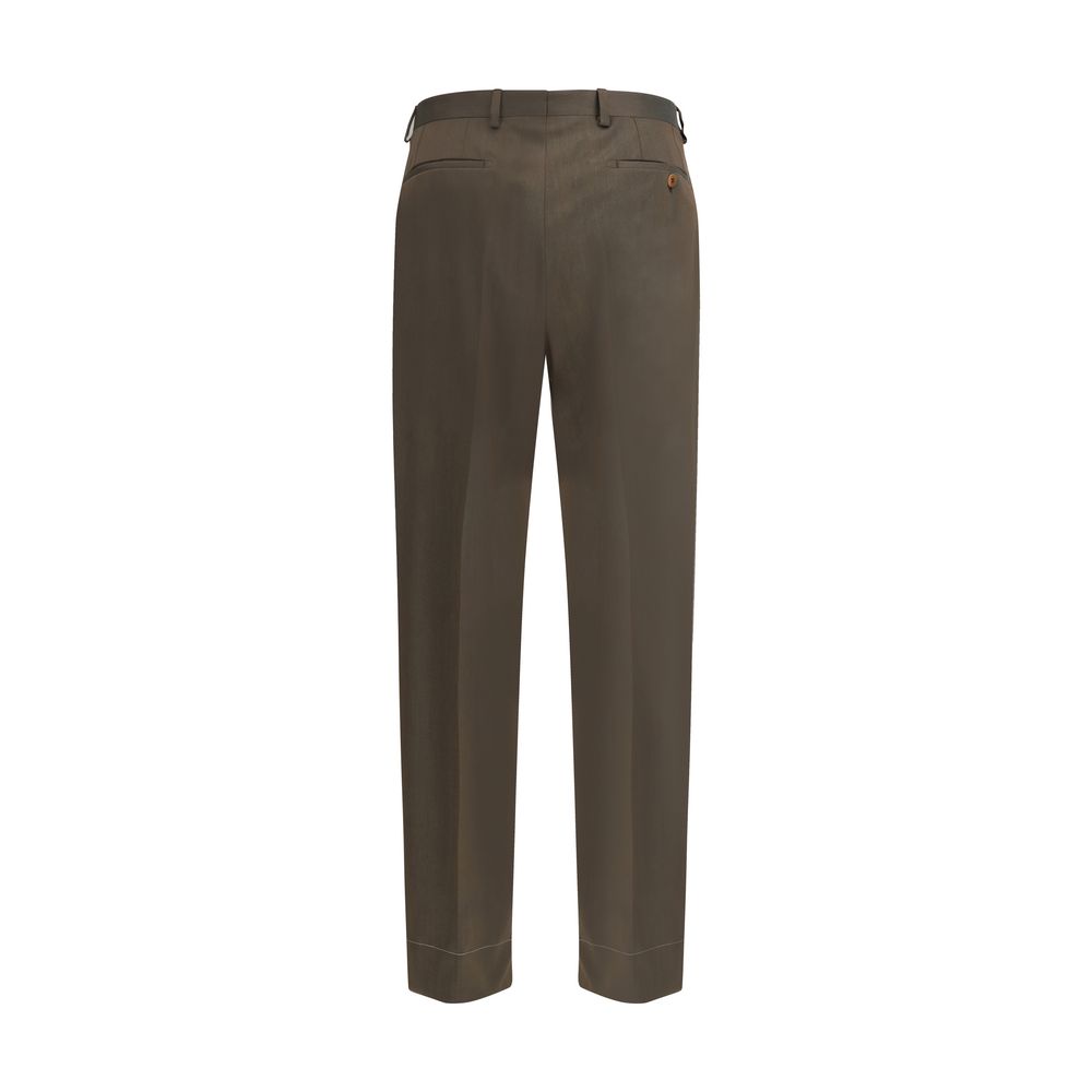 Brioni Bicolor Fleece Wool Casual Pants - Image 2