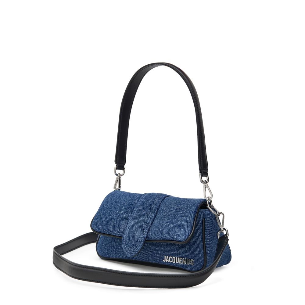 Jacquemus Blue Cotton Handbag - Image 3