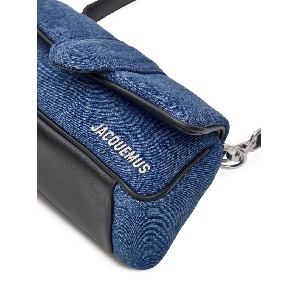 Jacquemus Blue Cotton Handbag - Image 5