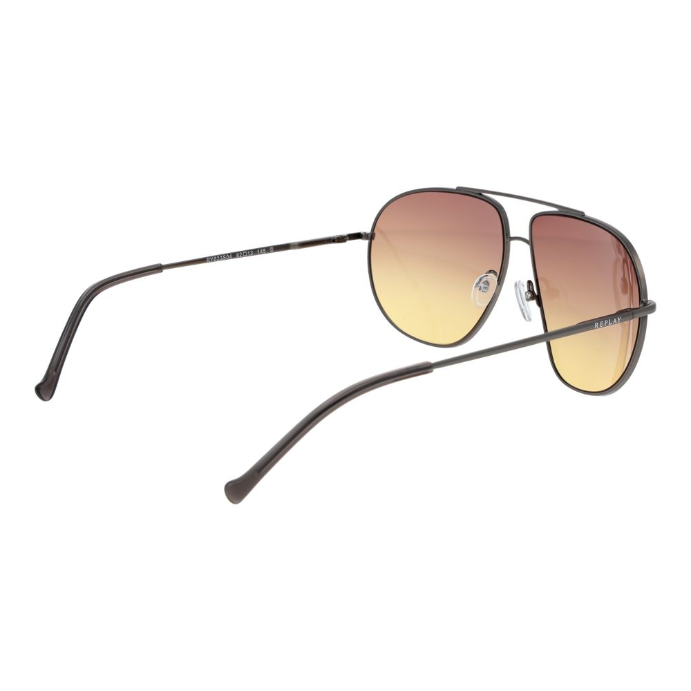 Replay Gray Metal Sunglasses - Image 3