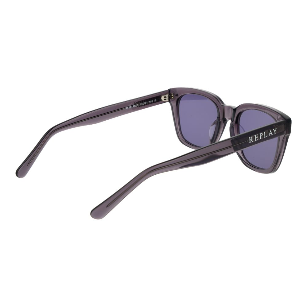 Replay Gray Plastic Sunglasses - Image 3