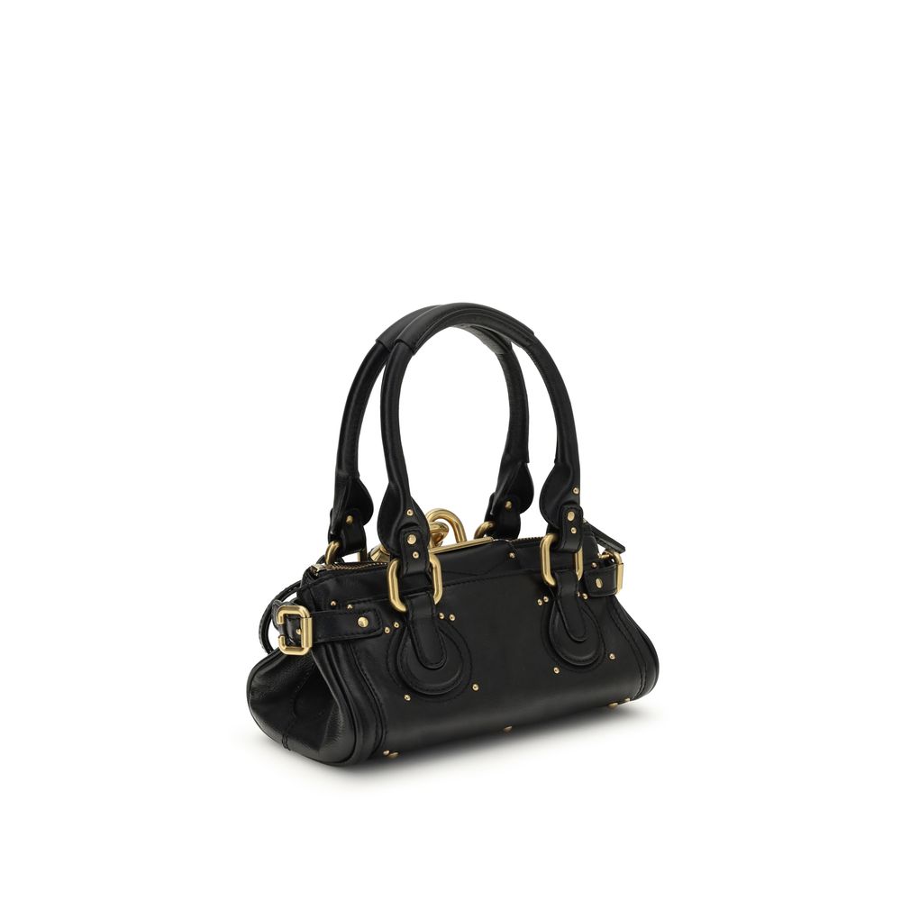 Chloé Black Calf Leather Bos Taurus Shoulder Bag - Image 3