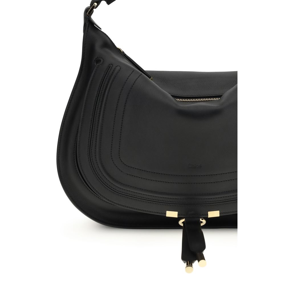 Chloé Black Calf Leather Bos Taurus Shoulder Bag - Image 4