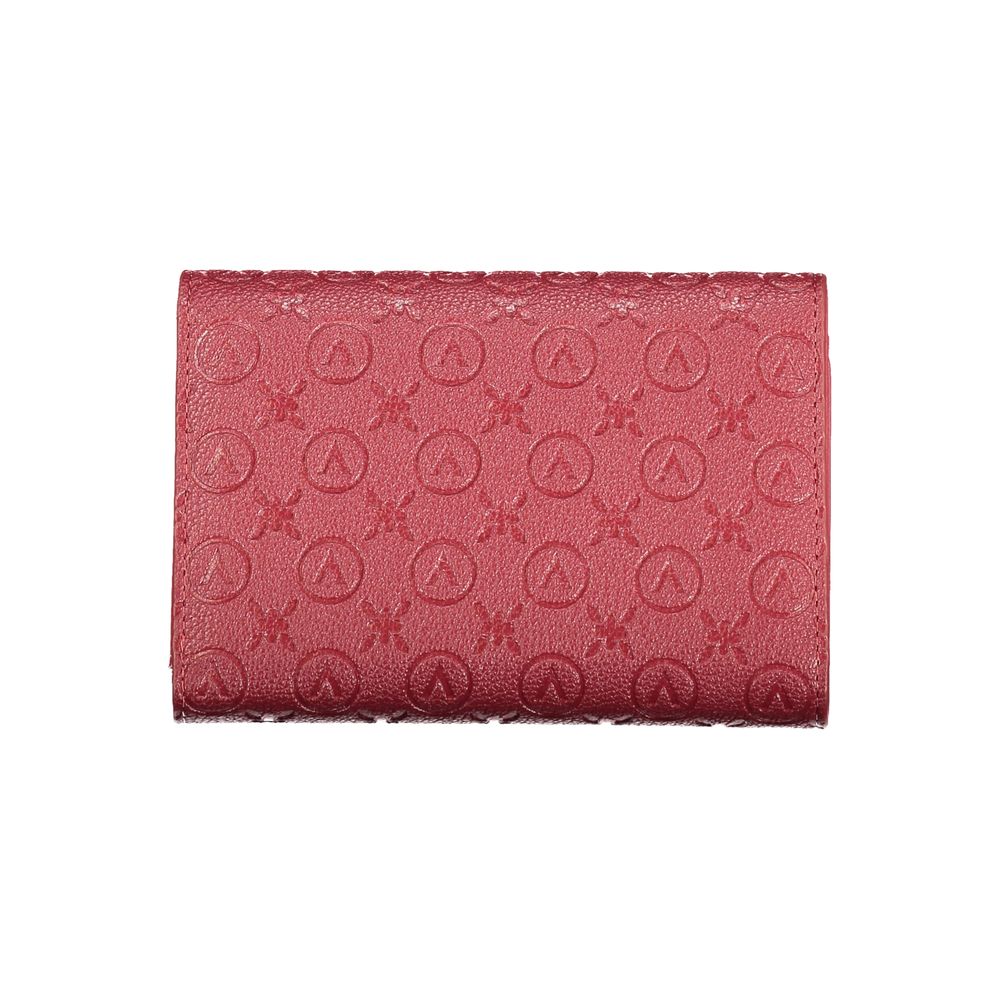 Mario Valentino Rosso Polyurethane Women Wallet - Image 2