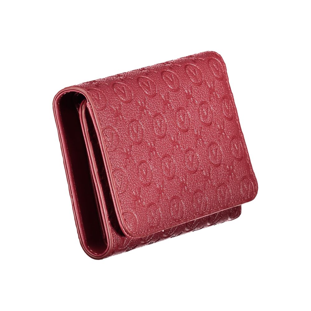 Mario Valentino Rosso Polyurethane Women Wallet - Image 3