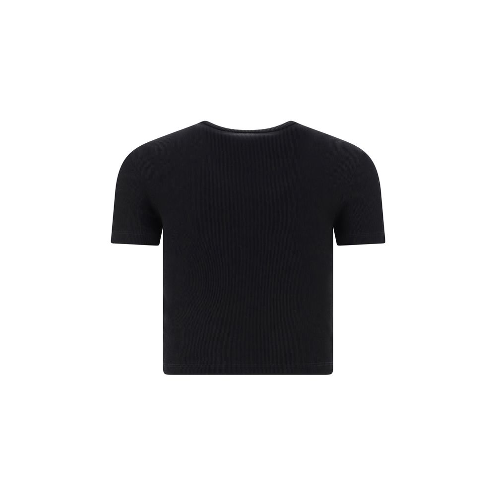 Fendi Black Cotton T-Shirt - Image 2