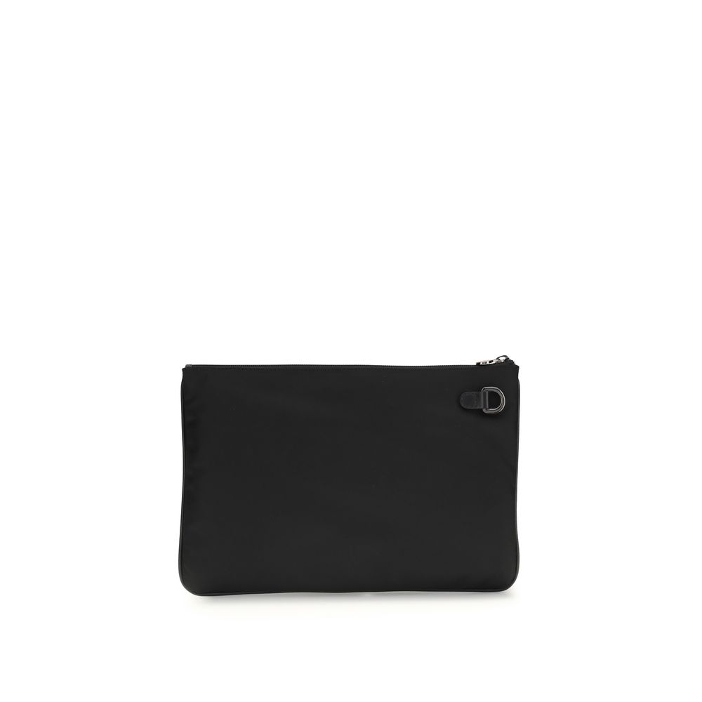 Kiton Black Nylon Clutch Bag - Image 2
