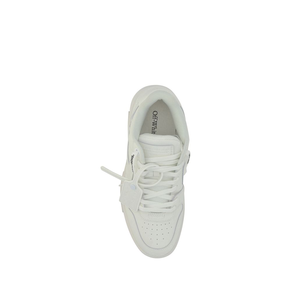 Off-White White Calf Leather Bos Taurus Low Top Sneakers - Image 4