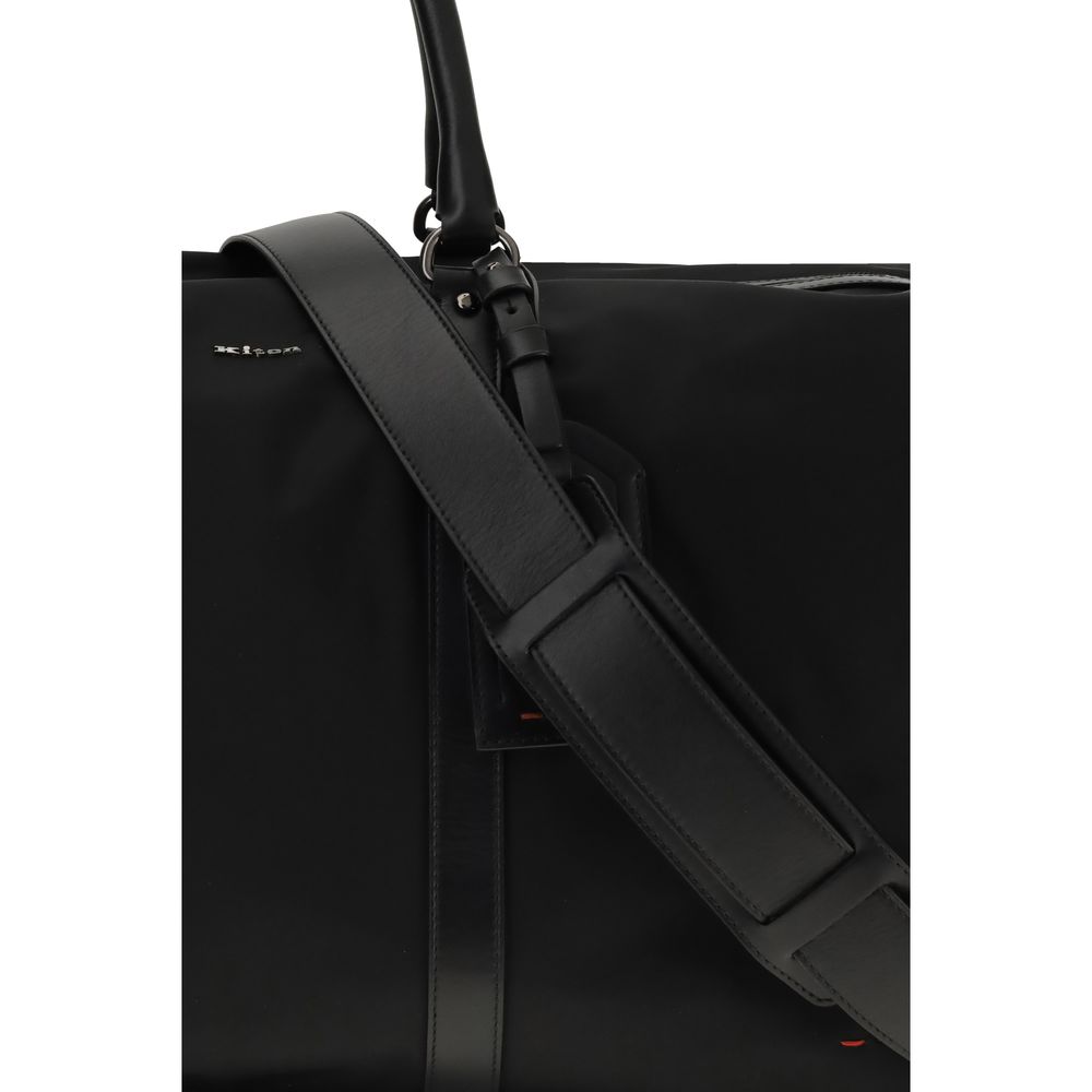 Kiton Black Nylon Luggage And Travel - Image 4