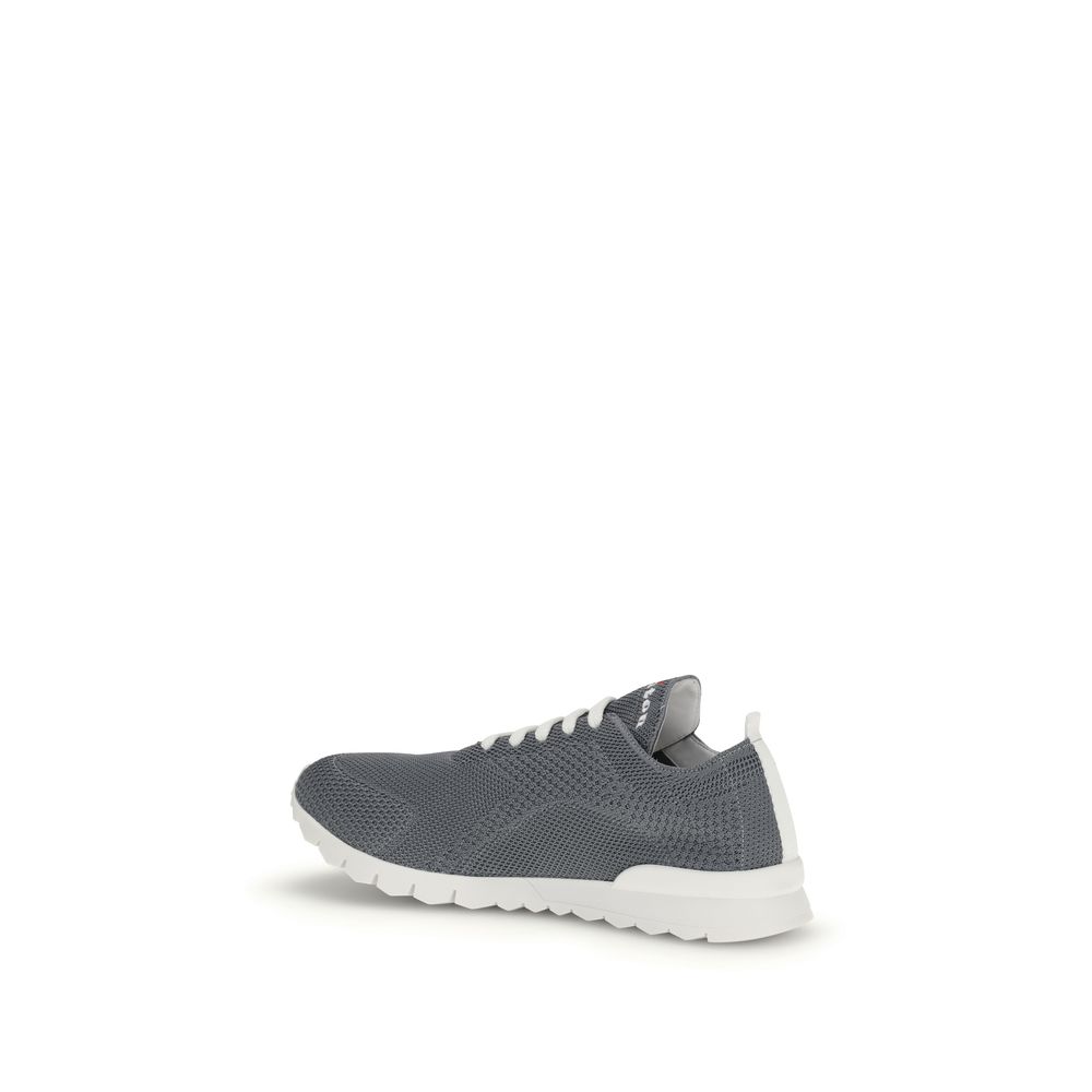 Kiton Gray Rubber Athletic Sneakers - Image 3