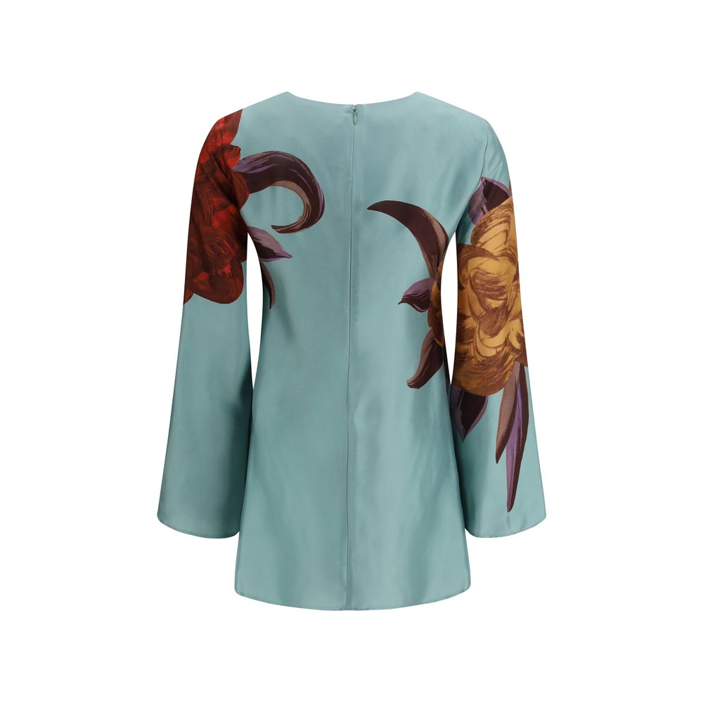 La Double J Multicolor Silk Casual Dress - Image 2
