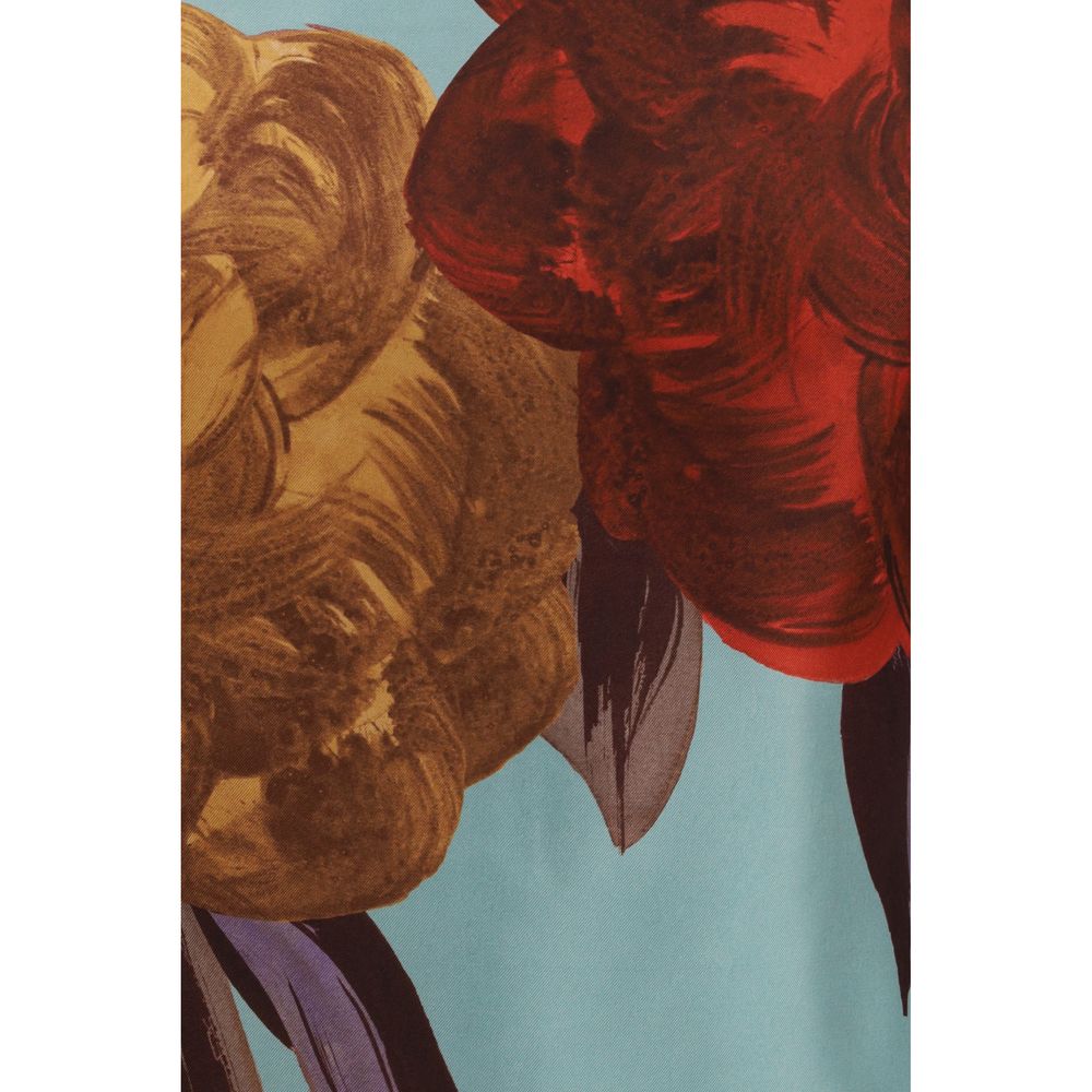 La Double J Multicolor Silk Casual Dress - Image 3