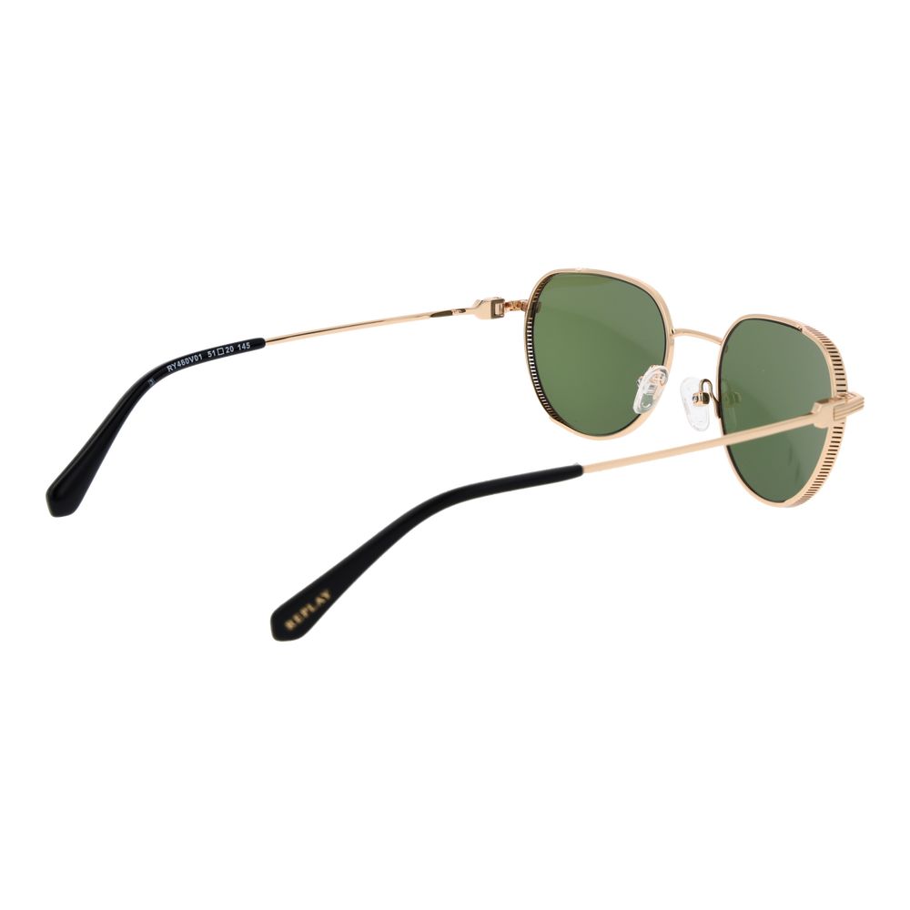 Replay Gold Metal Sunglasses - Image 3