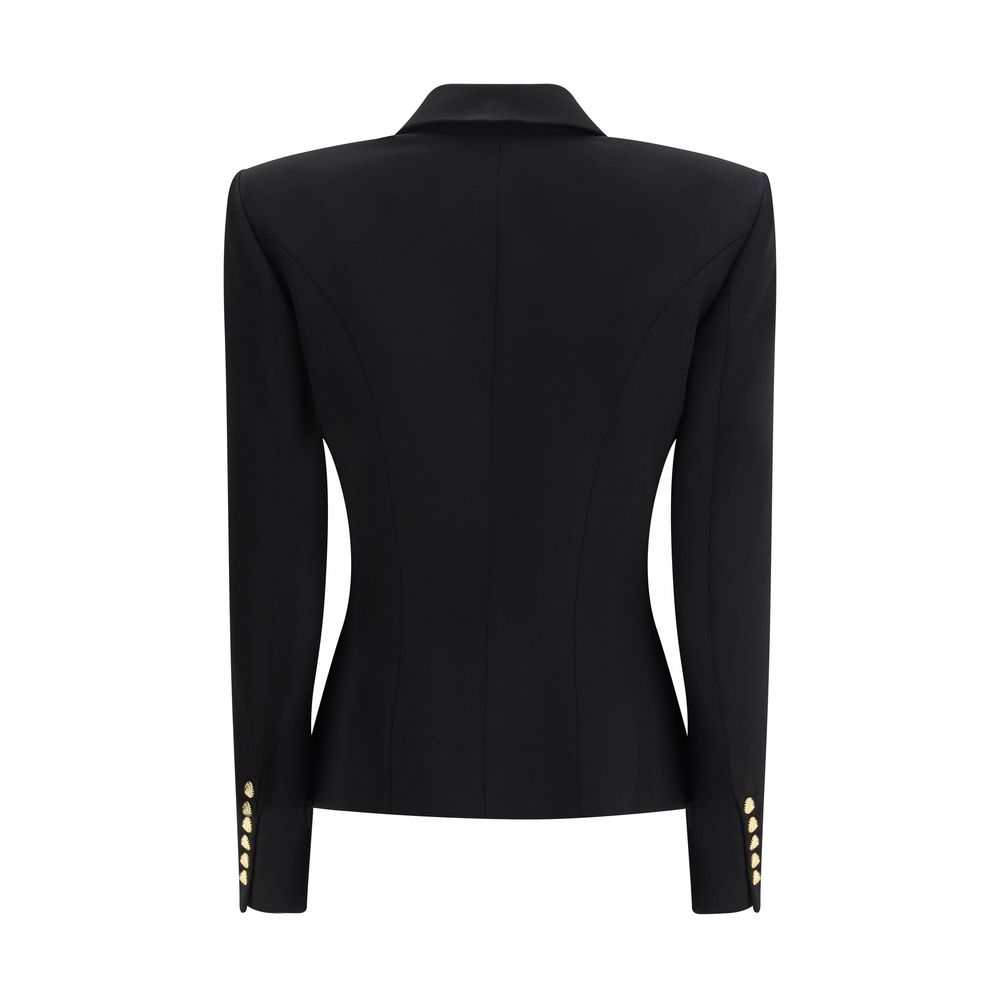 Balmain Black Wool Jackets And Coat - Image 2