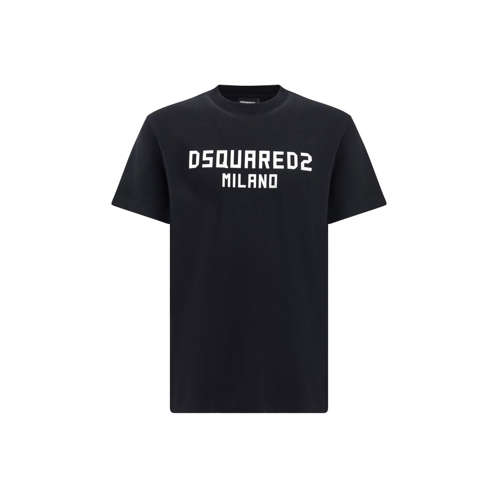 Dsquared² Black Cotton T-Shirt
