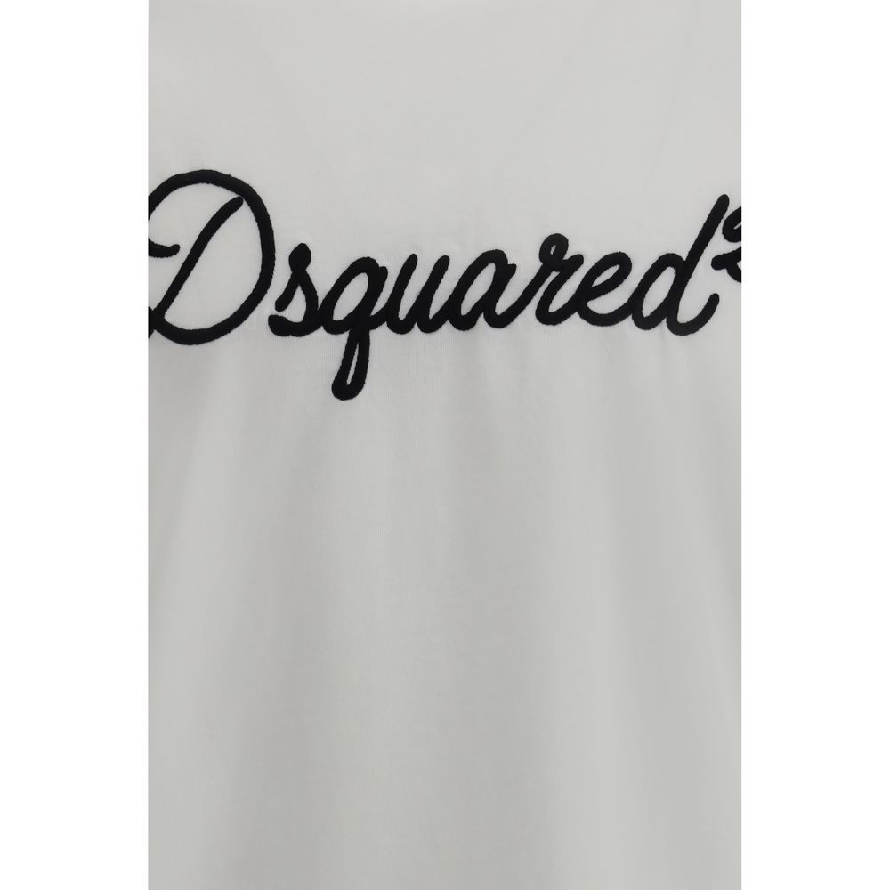 Dsquared² White Cotton T-Shirt - Image 3