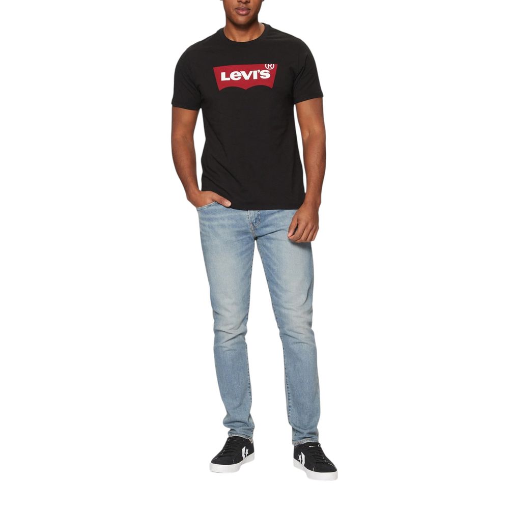 Levi's Black Cotton T-Shirt - Image 2