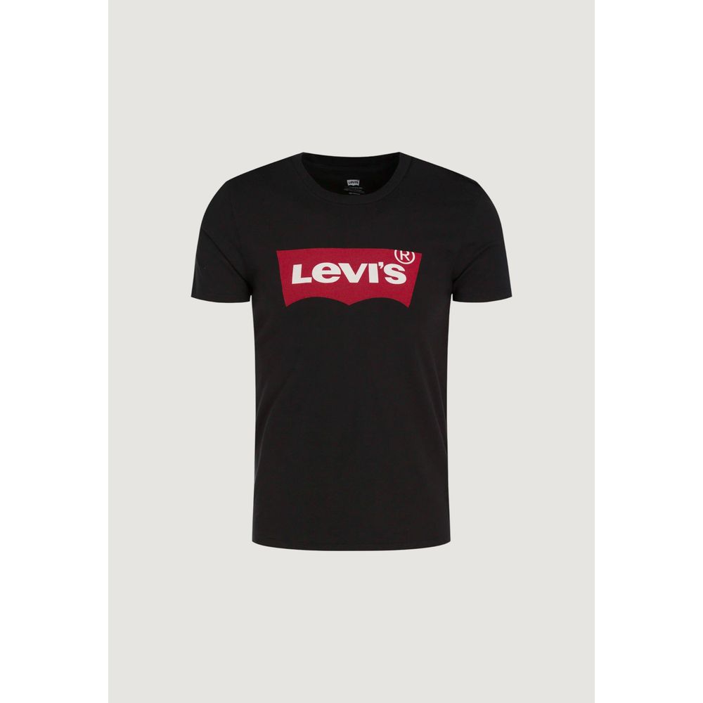Levi's Black Cotton T-Shirt - Image 5