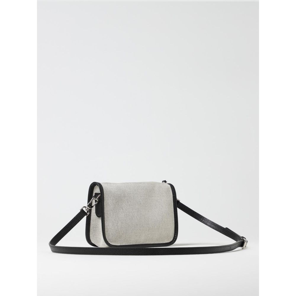 Longchamp Natural Canvas And Leather Handbag - Image 2