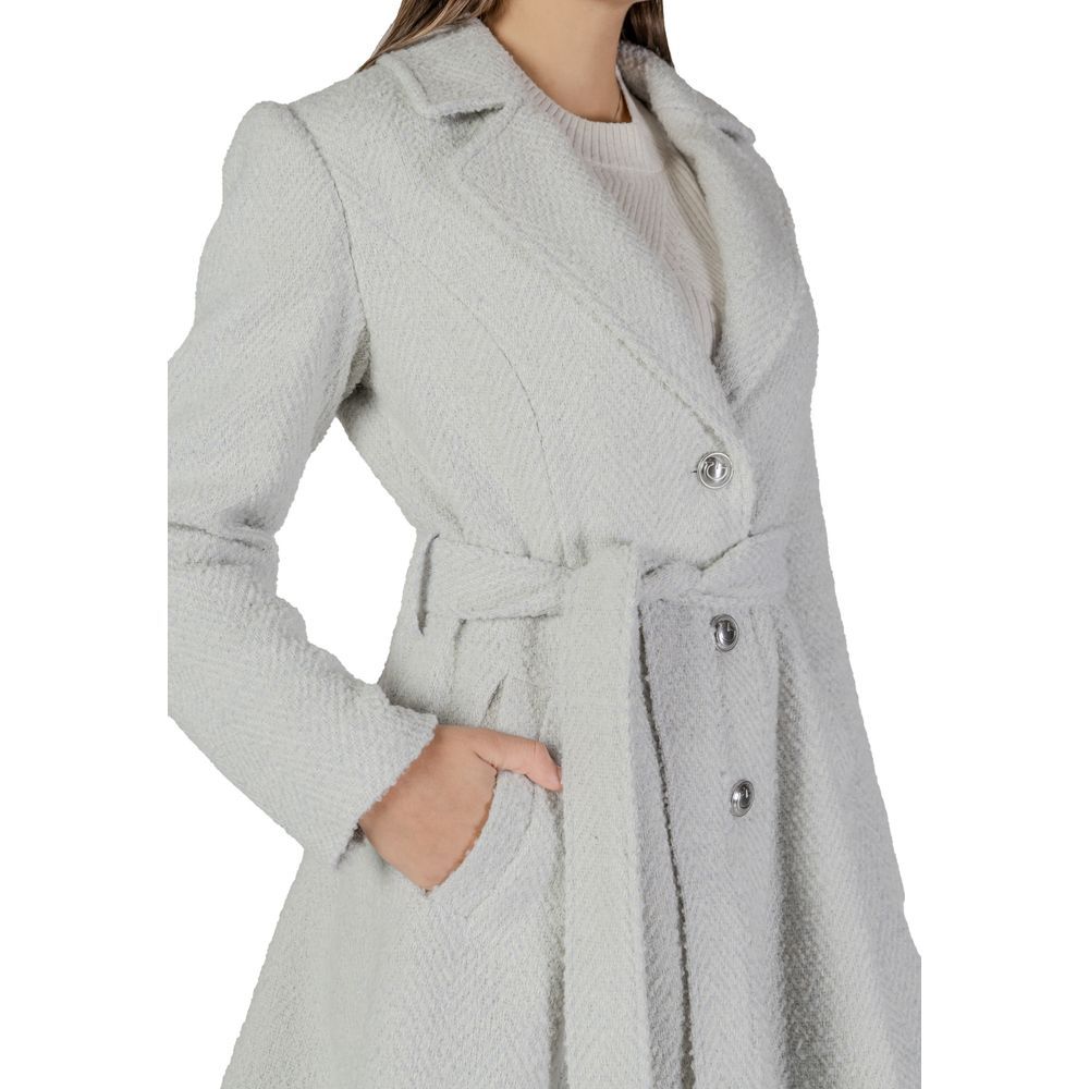 Guess Gray Polyester And Wool Coat - Image 2