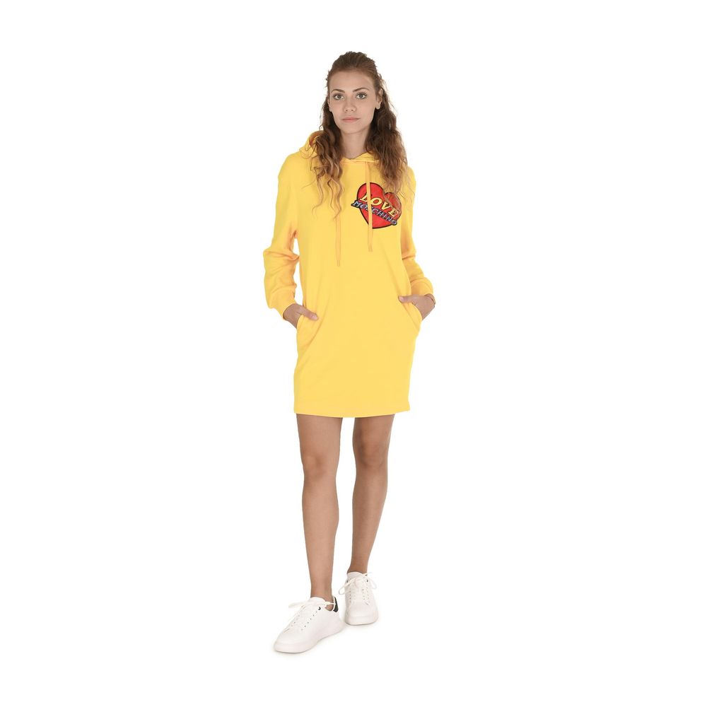 Moschino Yellow Cotton Casual Dress - Image 2