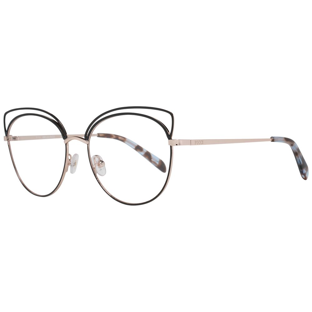 Emilio Pucci Black Metal Glasses (Frames)