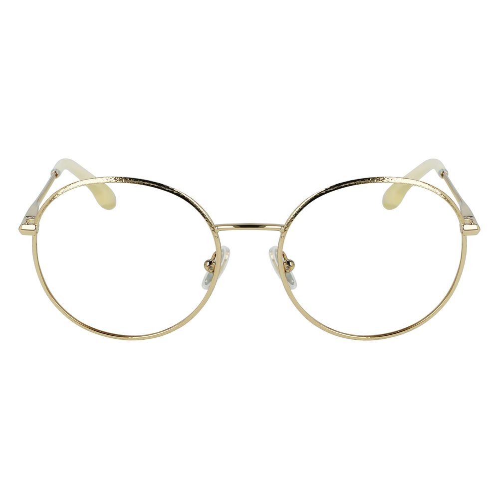 Victoria Beckham Gold Metal Glasses (Frames) - Image 2