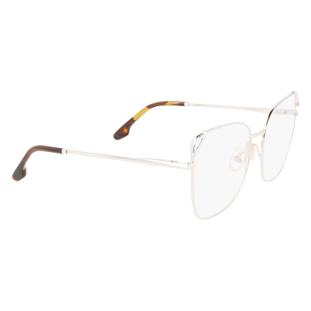 Victoria Beckham Gray Metal Glasses (Frames) - Image 3