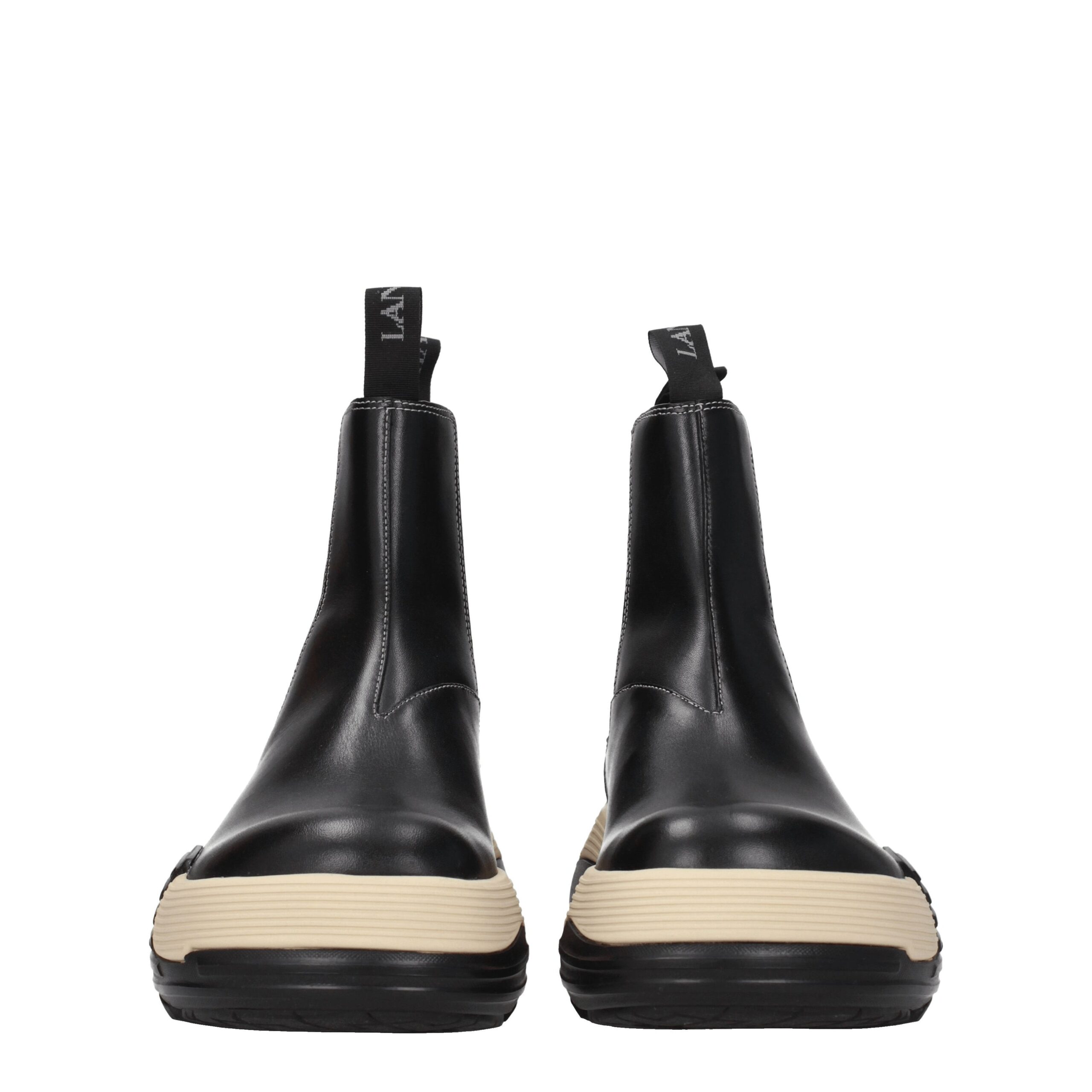 Lanvin Black Leather Ankle Boots - Image 3