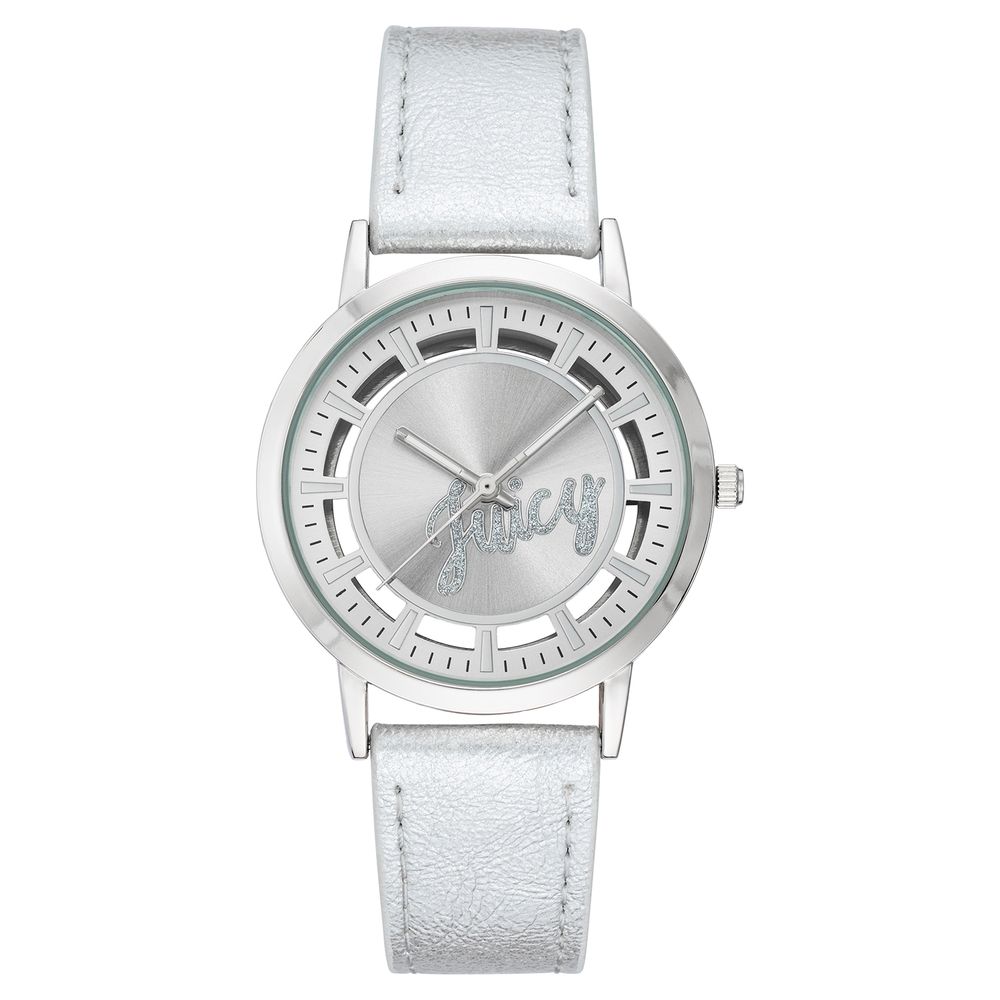 Juicy Couture Silver Plastic Dress Watch