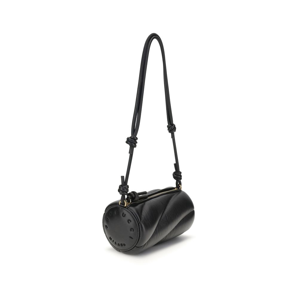 Fiorucci Black Lamb Ovis Aries Aries Shoulder Bag - Image 2
