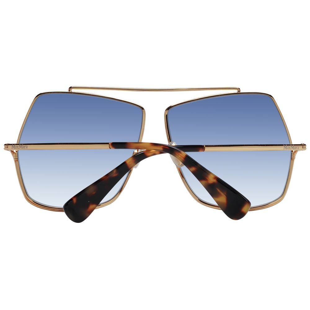 Max Mara Gold Metal Sunglasses - Image 3