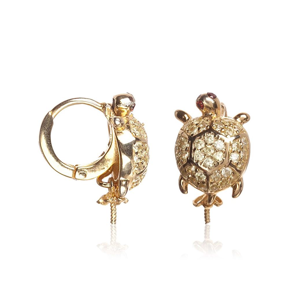 Lancaster Gold Silver Earrings - Image 2